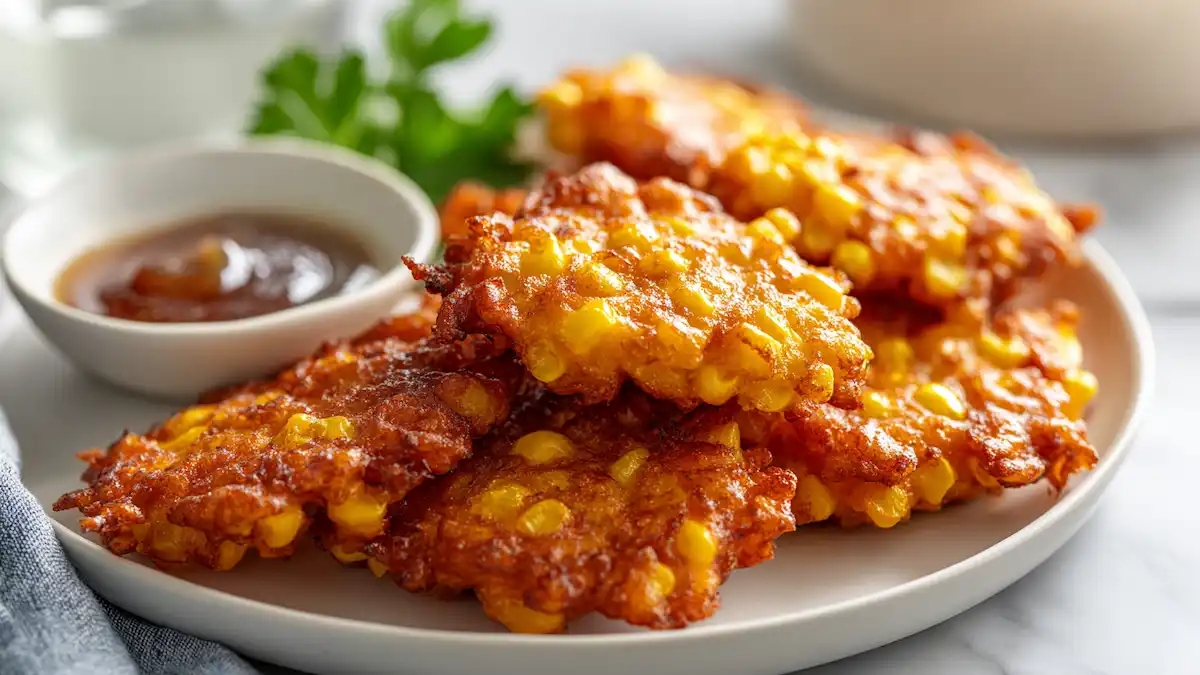 Crispy Golden Corn Fritters